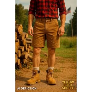 Vintage OshKosh BGosh Mens Carpenter Shorts MADE in‎ USA 44